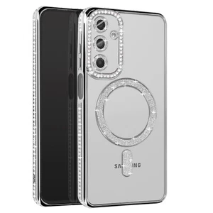 Avizar, Cover per Samsung Galaxy A16 Design Diamante, Argento - Foto 1 di 6