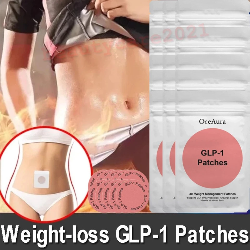 OCEAURA 900/60 pcs Weight-loss Fat Patches Slimming Patches Weight Management Tools UK