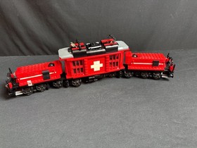 Lego 10183 Crocodile Locomotive No Motor Switzerland Hobby Trains Railway 46cm