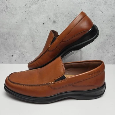 Cole Haan Santa Barbara Leather Loafers Woodbury Mens 9M Slip-On Comfort - Image 1 of 4