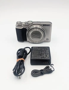 Nikon COOLPIX A900 Digital Camera W. 35x Zoom Lens 20.3MP Silver Tested Japan - Picture 1 of 17