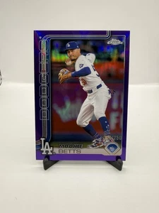 2025 Topps Chrome - Mookie Betts #50 Purple Refractor /250 - Picture 1 of 8