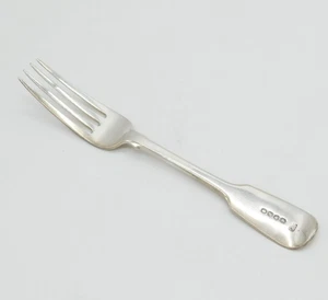 William IV Sterling Silver Hallmarking Error Table Fork Antique 1834 London - Picture 1 of 5