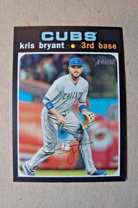2020 Topps Heritage #291 Kris Bryant Action Variation - Bild 1 von 2