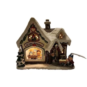 Holiday Time 2008 Northern Wonderland Village Mrs. Claus' Baked Goods House - Foto 1 di 12