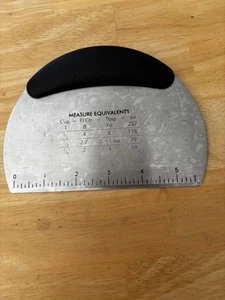 Amco Houseworks Stainless Steel Multi-purpose Cut & Chop Knife Scoop Pastry Tool - Picture 1 of 2