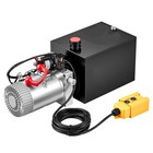 Uimoso 8 Quart 12V DC Hydraulic Pump for Single Acting Dump Trailers