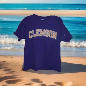 CLEMSON TIGERS MENS TSHIRT SIZE MEDIUM BY CHAMPION - Picture 1 of 2