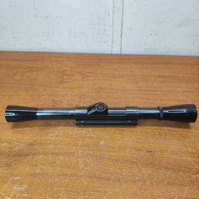 Vintage Weaver C4 Scope with Weaver .22 Tip Off Mount 4x 22 - Image 1 of 4