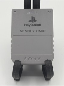 Sony PlayStation OEM Official 1 PS1 PSX Memory Card SCPH-1020 - GRAY - TESTED✅