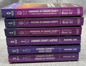 Harlequin Intrigue Books RACHEL LEE  Conard County Romance Suspense PB Lot of 6 - Imagen 1 de 16