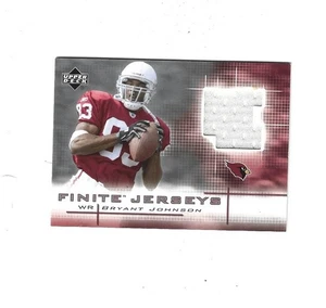 2003 Upper Deck Finite Jerseys #FJBJ Bryant Johnson  CARDINALS - Picture 1 of 2