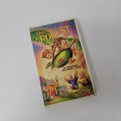 Once Upon a Forest VHS Clamshell Case 1993 Fox Video Foto 1 de 4