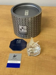 SWAROVSKI - Crystal Butterfly Trinket Box #7466 Box & COA - Picture 1 of 7