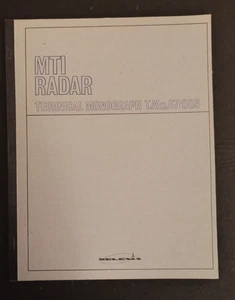 MTI RADAR TECHNISCHE MONOGRAPHIE T.MO. 67/003 SELENIA - Bild 1 von 2