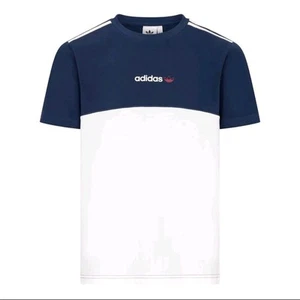 ADIDAS ORIGINALS MENS ITASCA 20 T-SHIRT NAVY - Picture 1 of 2