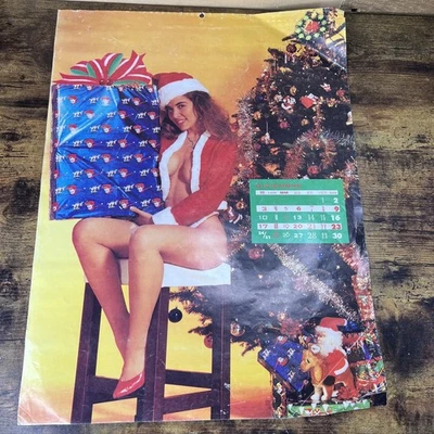 Póster Gloria Trevi 1995 Vintage Años 90 21"x16" Pin Up Cubierta Navidad Foto 1 de 4