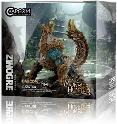 CAPCOM FIGURE BUILDER CUBE MONSTER HUNTER Zinogre Figure - Image 1 of 4