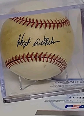 HOYT WILHELM Single Assinado PSA/DNA Autenticado OFICIAL NL BASEBALL HOF Auto - Imagem 1 de 4