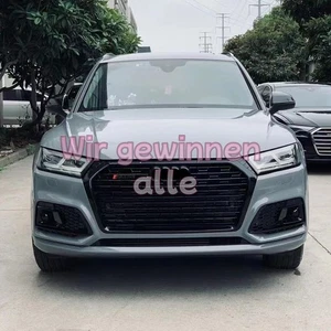 Frontgrill für Audi Q5 FY SQ5 2016-2019 Kühlergrill Glänzend Schwarz Grill - Bild 1 von 5