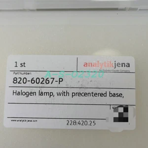 New 820-60267-P PLUS Tungsten Lamps for UV-visible Wind Photometer (FedEx/DHL) - Picture 1 of 2