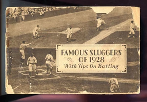 1928 Famous Sluggers Baseball YearBook Magazine Louisville Bat SLugger - Picture 1 of 1