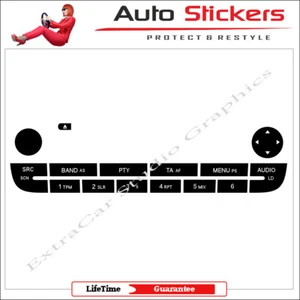 Fiat Grande Punto Radio CD Stickers Decals for Repair Worn Button Knob Switch v1 - Imagen 1 de 6