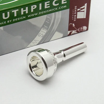 Denis Wick 2BW Silver Cornet Mouthpiece NEW! Ships Fast!