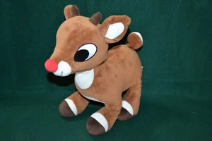14" Plush Rudolph the red nosed Reindeer Toy ~ Prestige Toy Co. - Picture 1 of 11