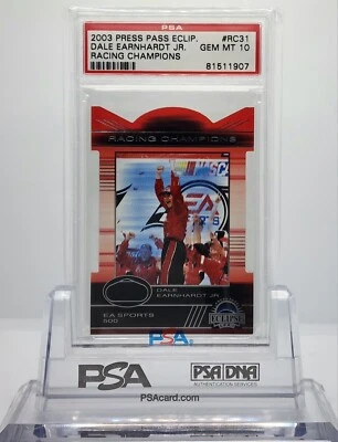 Dale Earnhardt Jr. 2003 Press Pass Eclipse #RC31 Racing Champions PSA 10 - Image 1 of 2