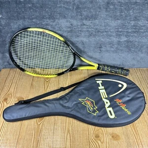 Racchetta da tennis vintage HEAD Trisys260 oversize Bumblebee Austria impugnatura 4,5" L4 Agassi - Foto 1 di 24