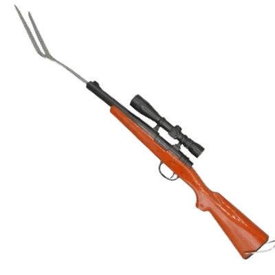 G.E.I. Horquilla barbacoa BOLT ACTION acero inoxidable parrilla herramienta novedad única clásica ca Foto 1 de 4
