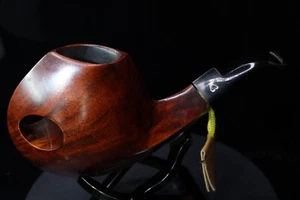 UNSMOKED SHAPED PIPE ALPHA CITATION DISC 2526 LIMITED EDITION PIPE W/ TAG - Picture 1 of 19