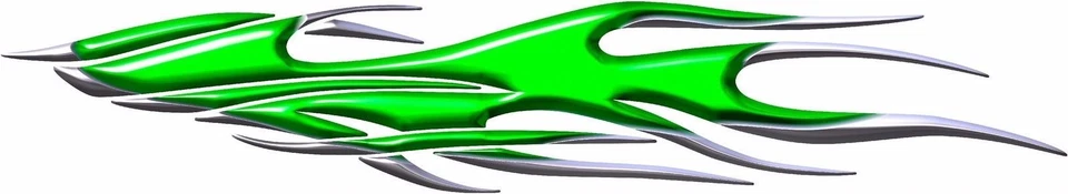 Duo cromo moto go kart carreras coche remolque vinilo gráfico calcomanía B763 Foto 1 de 1