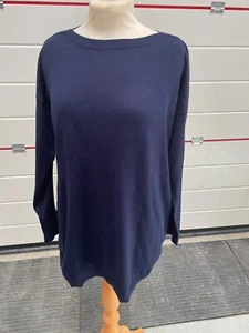 JOULES Kerry Navy Jumper Slash Neck Sz 12 RRP£39.95 FreeUKP&P - Picture 1 of 2