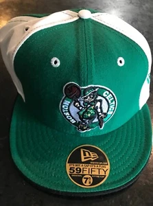 NEW ERA 5950 Boston Celtics fitted HAT SIZE 7- 5/8 NEW - Picture 1 of 3