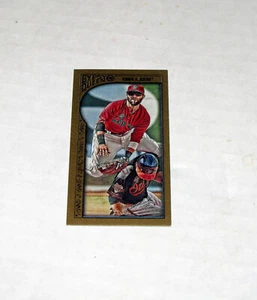 2015 Topps Gypsy Queen Mini Gold 343 Dustin Pedroia (#/99) ¡Envío de $,99! - Imagen 1 de 2