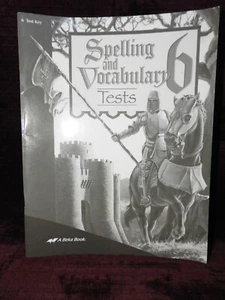 Abeka Spelling Vocabulary Poetry 6 Test 2000 - Imagen 1 de 2
