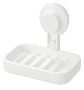 Ikea TISKEN Haken mit Saugnapf für Seife Seifenboard In Weiß Badezimmer - Bild 1 von 2