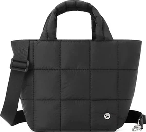 Small Puffer Bag Quilted Crossbody Bags for Women Puffy Purse Nylon Shoulder Han - Picture 1 of 12