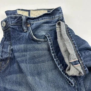All Saints Jeans Mens 36 (fits 35x32) Selvedge Iggy Japanese Denim Flaw - Picture 1 of 14