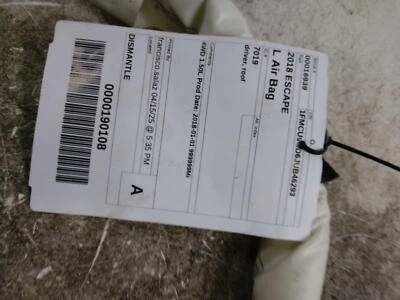 Used Left Curtain Air Bag fits: 2018 Ford Escape driver roof Left Grade A - Изображение 1 из 4