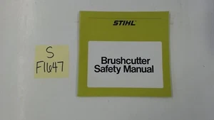 Stihl Brushcutter Safety Manual - Bild 1 von 1