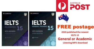 EXPRESS POST/ the newest published Cambridge Book IELTS 15 Academic or General - Image 1 of 4