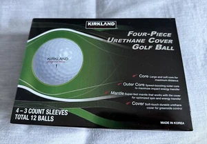 Costco Kirkland Signature Golf Balls - 4 piece Urethane WITH BOX - Picture 1 of 7