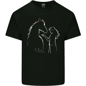 Camiseta para niños A Horse and Girl Equestrian Riding - Imagen 1 de 3