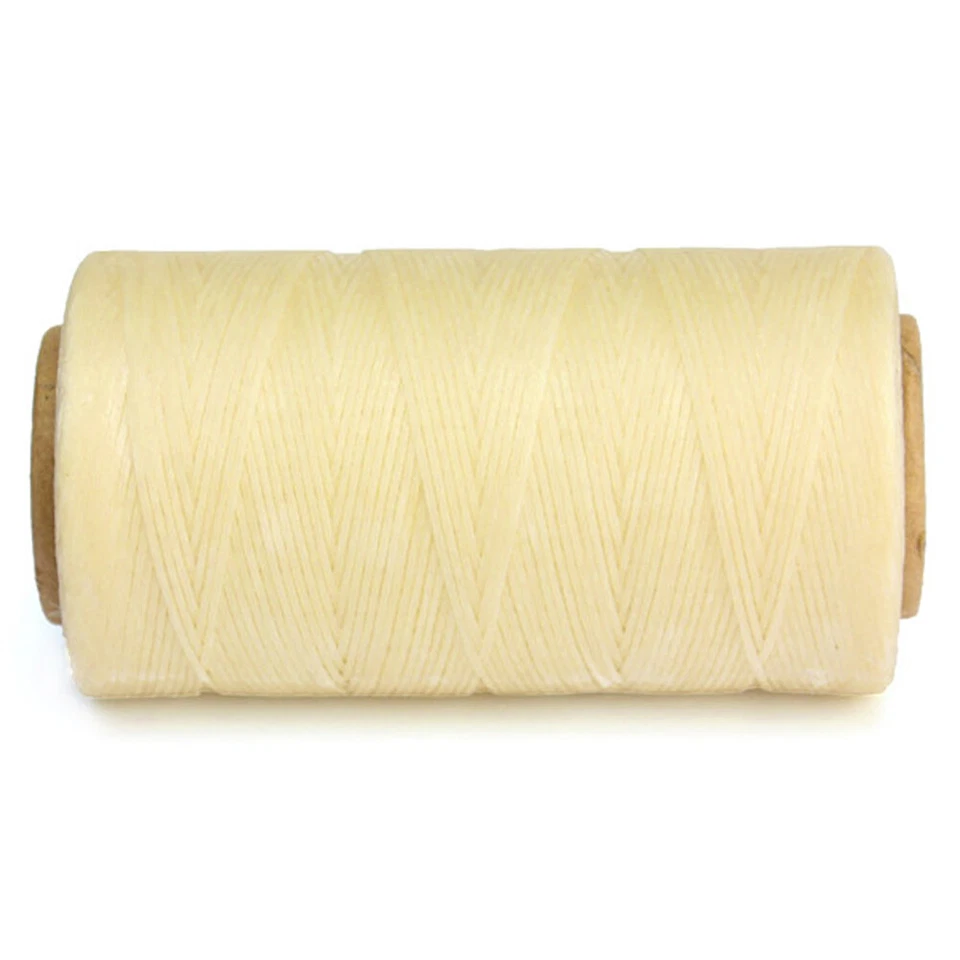 284YARDS 0.8MM WAXED THREAD STRING CORD FOR LEATHER STITCHING DIY LEATHERWARE 1 - Image 1 of 4