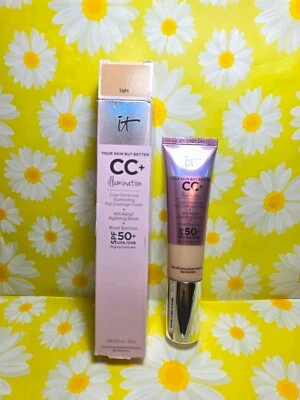 IT Cosmetics CC+ Illumination farbkorrigierende Creme mit LSF 50+ Licht - Bild 1 von 4