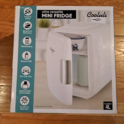 Cooluli Classic 4 Liter Portable Compact Multipurpose Cooler Mini Fridge, New - Image 1 of 4