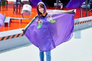 EVANGELION Eva01 Poncho - Picture 1 of 3